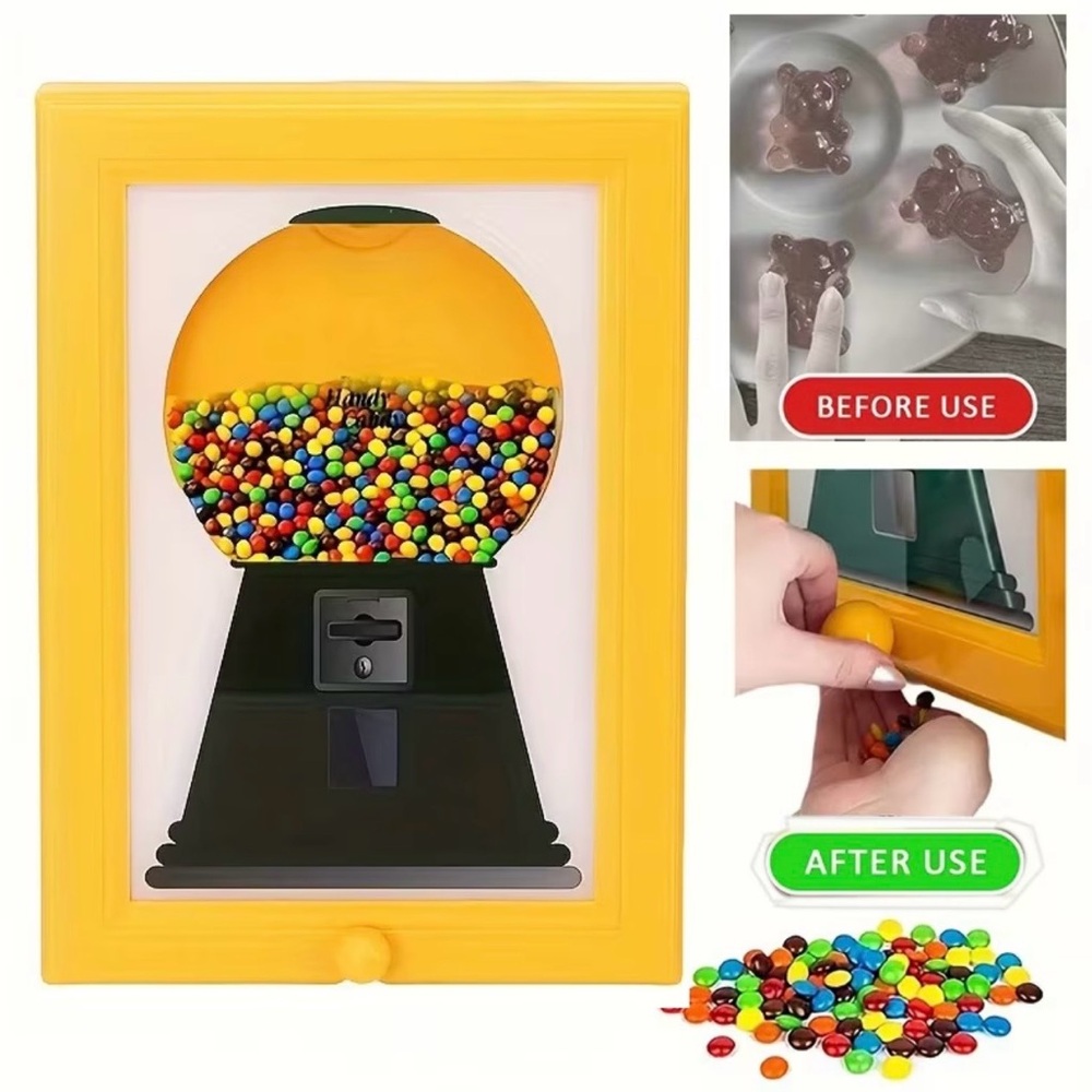 Yellow Gumball Puzzle Toy Organizer - Kids Puzzles & Games